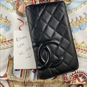 Chanel bifold wallet